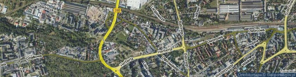 Zdjęcie satelitarne Dąbrowskiego Jarosława, gen. ul.